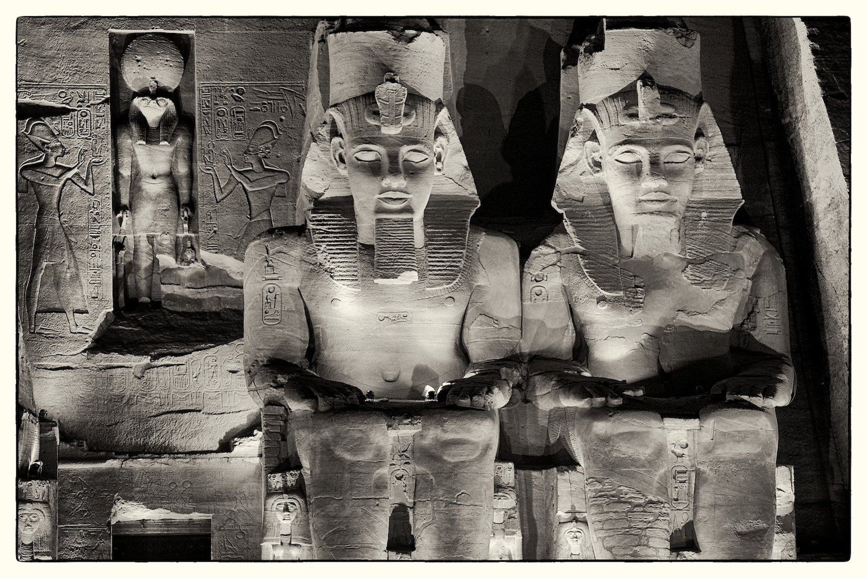 Egypt Abu Simbel at night