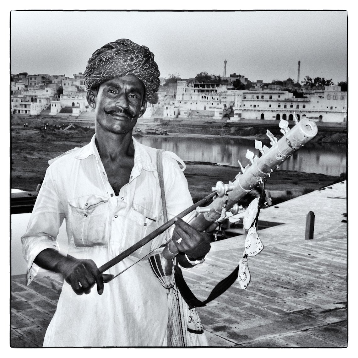 India Pushkar musician portrait