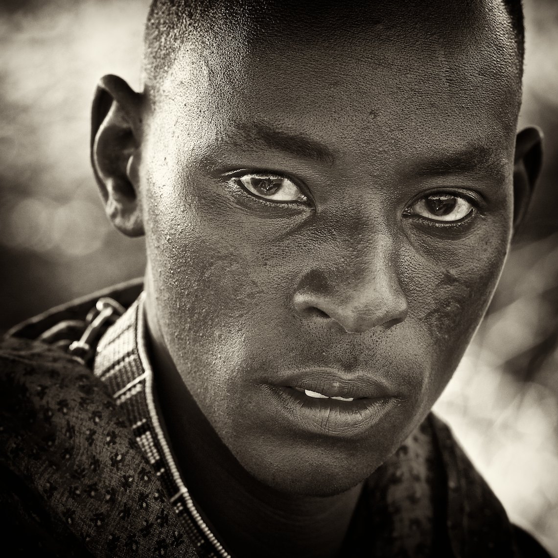 Kenya Amboseli Massai portrait
