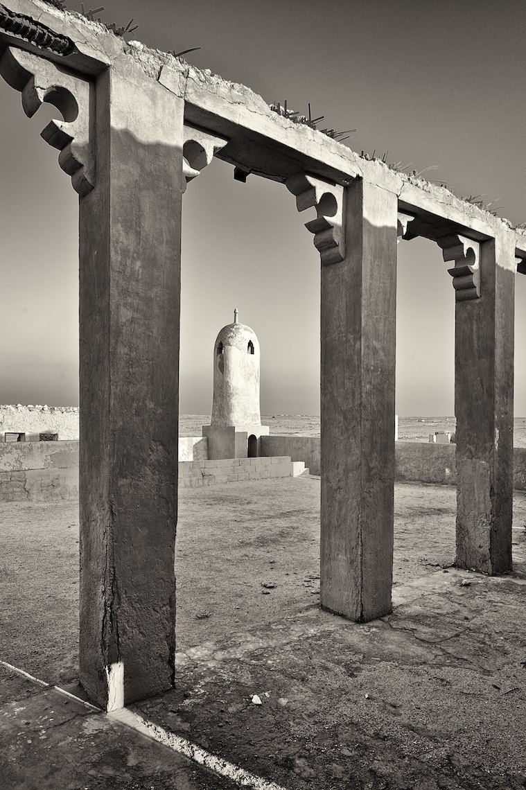 Qatar abandoned village Al Arish, mosque